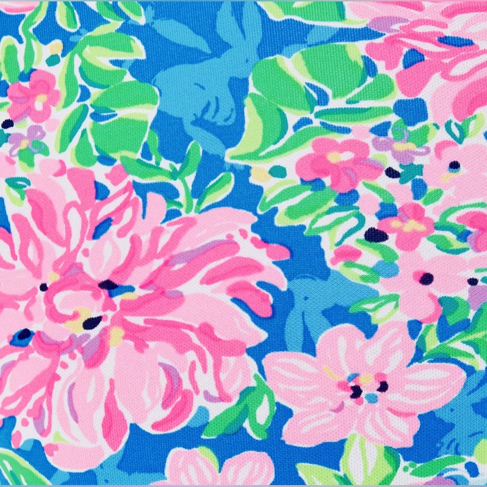 Lilly Pulitzer Blue & Pink Floral Shift Dress - Picture 3 of 3